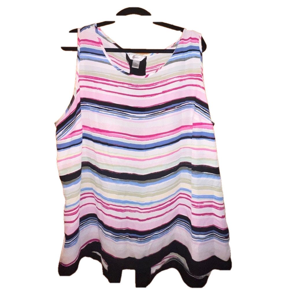 Sleeveless top 2x